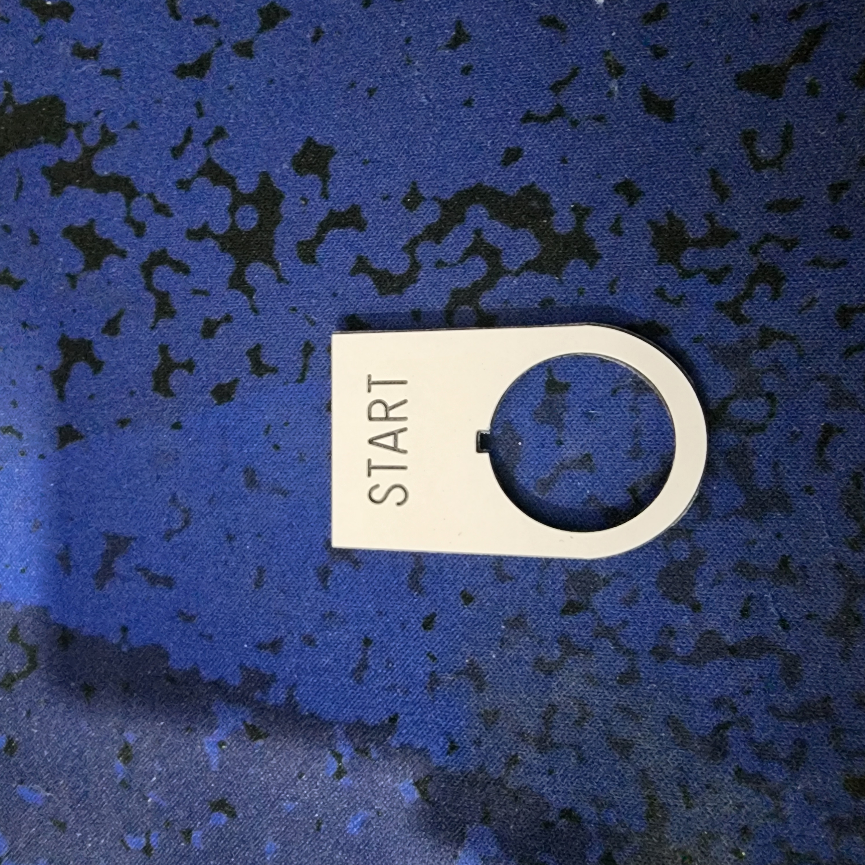 START Tombstone Label — Engraved Push-Button Label | RBZ 3D | RBZ 3D
